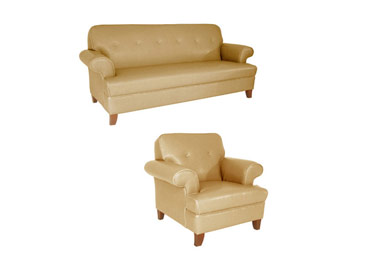 DR 2539 Sand Sofa and Chair